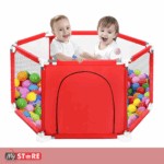 Шестоаголен забавен парк со 15 топчиња