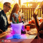 LED Bluetooth Звучникот со Кофа за Ладење