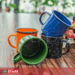 Сет од 4 Есенски шолји со точки