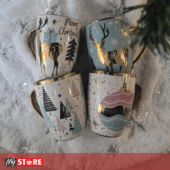 Сет од 4 Christmas Sparkle шолји