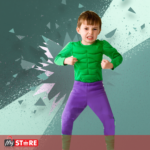 Халк костим со мускули